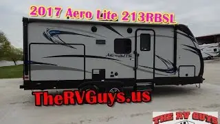Whole Lotta Fun In A light Weight luxury Bumper Pull Travel Trailer! | 2017 Aero Lite 213RBSL