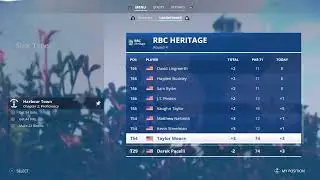 EA PGA Tour Career Mode (RBC Heritage, Final Round)