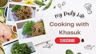 Simple Chow recipe with only 3 ingredients #Shet Chow ba suk bad ba bang bha ha ing#Khasuk