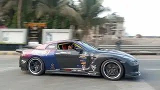 Imran majid with their fastest Nissan GT-R in India 🇮🇳 1/1 in India 🥶🥶🇮🇳