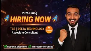 TCS, Delta Tech Biggest Hiring Announced ! OFF Campus Drive For 2026, 2025,2024 Batch | Freshers Job
