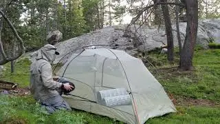 Camp Setup at Grace Lake