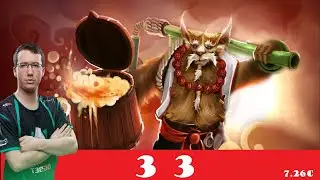 [DOTA 2] 33 the BREWMASTER [OFFLANE] [7.26C]
