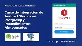 CURSO APP LOGIN con Android Studio y PostgreSQL