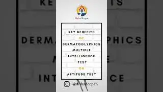 Key benefits of DMIT test ✌️.              contact : +91-9818037087