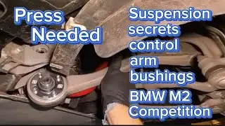 Is a press needed? Suspension Secrets control arm bushing install BMW M2 M3 M4 | How-To with Sedep