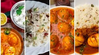 Ghee rice & Egg curry for lunch recipe Simple and tasty 😋