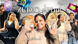ZUDIO Haul 🛍️ | Clothes, Skincare, Lipsticks + Food Date 🍕💄