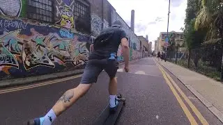 East London Longboard Adventure: Cruising to Brick Lane Market