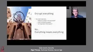 Data Centric Security: Nigel Thorpe (Technical Director, SecureAge) | CRESTCon UK