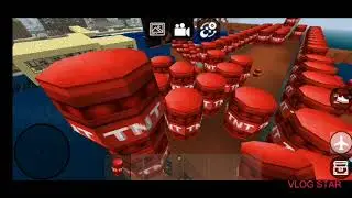 Destroying an airplane in mini block craft