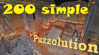 Puzzling Places | Tomb of Ramses 200 SIMPLE puzzle Playthrough Challenge Sped Up | Meta Quest ASMR