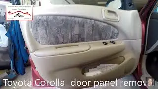 Toyota Corolla 1995-2002  door panel removal