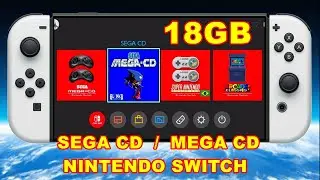 SEGA CD  /  MEGA CD  18GB  - NINTENDO SWITCH