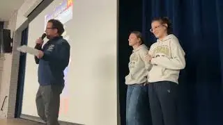 2026 Girls State Finals Qualifiers: Fountain Central's Jayden Larkin and Riley Deel Pep Session