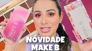 TESTEI Paleta PINK PETALS MAKE B | Novidade O Boticário
