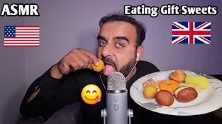 ASMR -  Eating Gift Sweets ( Real Mukbang & Extreme eating sounds )