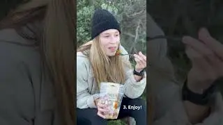 How to cook our hiking food - Just add hot water