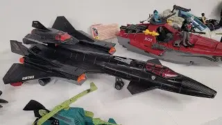 1986 GI JOE COBRA NIGHT RAVEN PART #1 RESTORATION. TAKING 2 NIGHT RAVENS & MAKING 1 NICE COMPLETE 1.