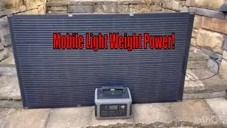 ALLPOWERS R600 Portable Power Station, LiFePO4 Battery Backup with UPS Function & 200w Solar Panel
