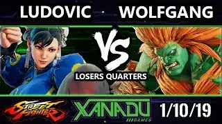 F@X 284 SFV - Wolfgang (Blanka) Vs. Ludovic (Chun-Li) Street Fighter V Losers Quarters