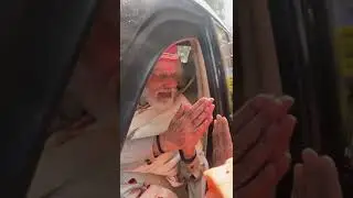 Watch: PM Modi stops convoy in Varanasi, warmly accepts padgi & scarf