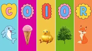 Learning Colors for Kids & Toddlers | Color Names | English Vocabulary | Shiningbrains | 2023