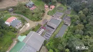 Montearroyo restaurante y pesca deportiva desde un Drone