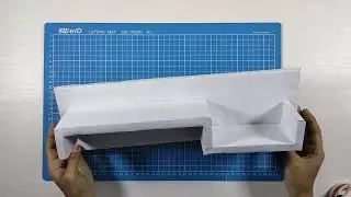 How to make a key ring holder  multipurpose key holder wall hanging shelf using cardboard_R