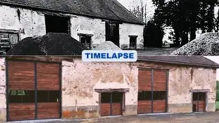 Je transforme une GRANGE abandonnée en ATELIER de Rêve (Timelapse)