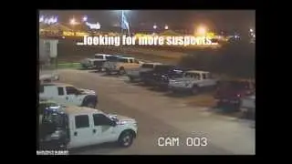 Suspect tracked down & arrested at Auto Dealership. Danner's Security Video Monitoring Success!