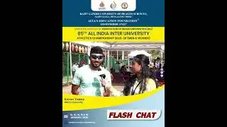 Flash Chat with Karan Yadav, RDVV University | 85th AIU Championship