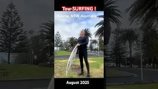 TOW SURFING storm swell in Australia