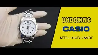 JAM TANGAN CASIO GENERAL MTP 1314D 7AVDF / MTP-1314D-7AVDF UNBOXING - GROSIRJAMTANGAN.COM