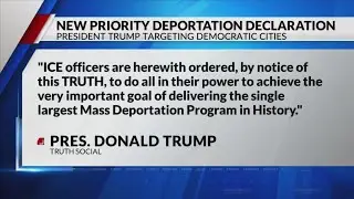 Trump directs ICE to expand deportations in &lsquo;sanctuary cities&rsquo; on the heels of &lsquo;No Kings&rsquo; protests