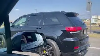 760 HP Trackhawk Highway Pull (Borla Atak Exhaust) #shorts