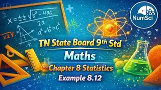 Tn 9th Maths Chapter 8 Statistics Example 8.12 #9thmaths #9thmathschapter8 