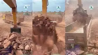 The Process Of Soil Excavation And Transportation P1439