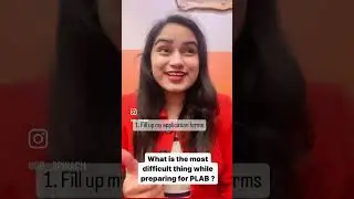 Most difficult thing while PLAB preparation