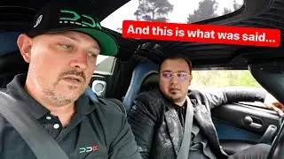 DAMON JUMPS INTO HOUSTON CROSTA KOENIGSEGG AT CAR WEEK…
