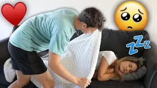 Засыпаю на диване, чтобы увидеть реакцию мужа *мило*