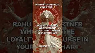 RAHU = THE PARTNER WHO FAILED THE LOYALTY TEST &ndash; CURSE IN YOUR BIRTH CHART