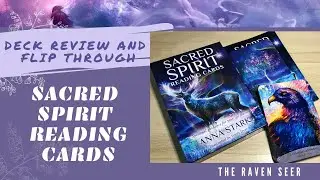SACRED SPIRIT READING CARDS - Deck review and full flip-through of this dark and electric deck. ⚡️