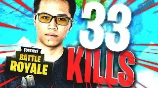 CHOKE UNE 33 KILLS ! MASSACRE DE KINSTAAR & ADZ (FORTNITE BATTLE ROYALE)