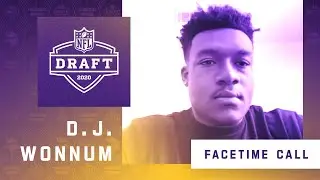 FaceTime Call With Minnesota Vikings Fourth Round NFL Draft Pick D.J. Wonnum