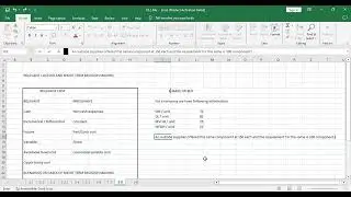AMA | Lecture 08 | Sir Kashif Ahmed | Relevant Costing and Short Term Decision Making Part 02
