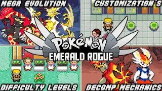 НОВЫЙ Pokemon GBA Rom с мегаэволюцией, новыми настройками, случайными картами, увеличенным блеском и поколениями 1-8!