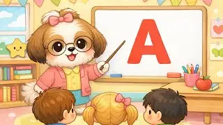 A for Apple 🍎 | Learn ABC with Shihtzu | Kids Learning #shortsfeed #trending #shorts 