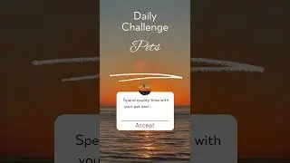 43 -  Daily Challenge - Pet Appreciation Day