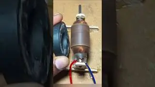 Magnet poles near speed fast DC motor working on magnet #magnetic #strongmagnets #magneticrod